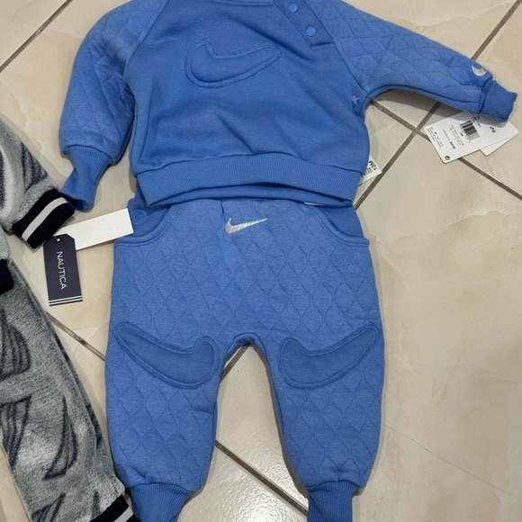 Nike Kids Matching Sets in Gray and Blue - Picture 2 of 8